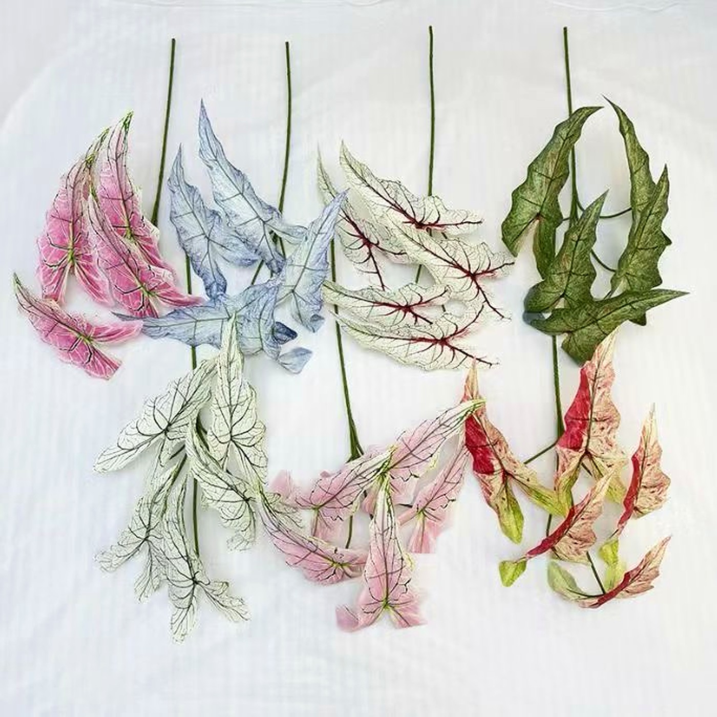 Decorative hanging leaf stem