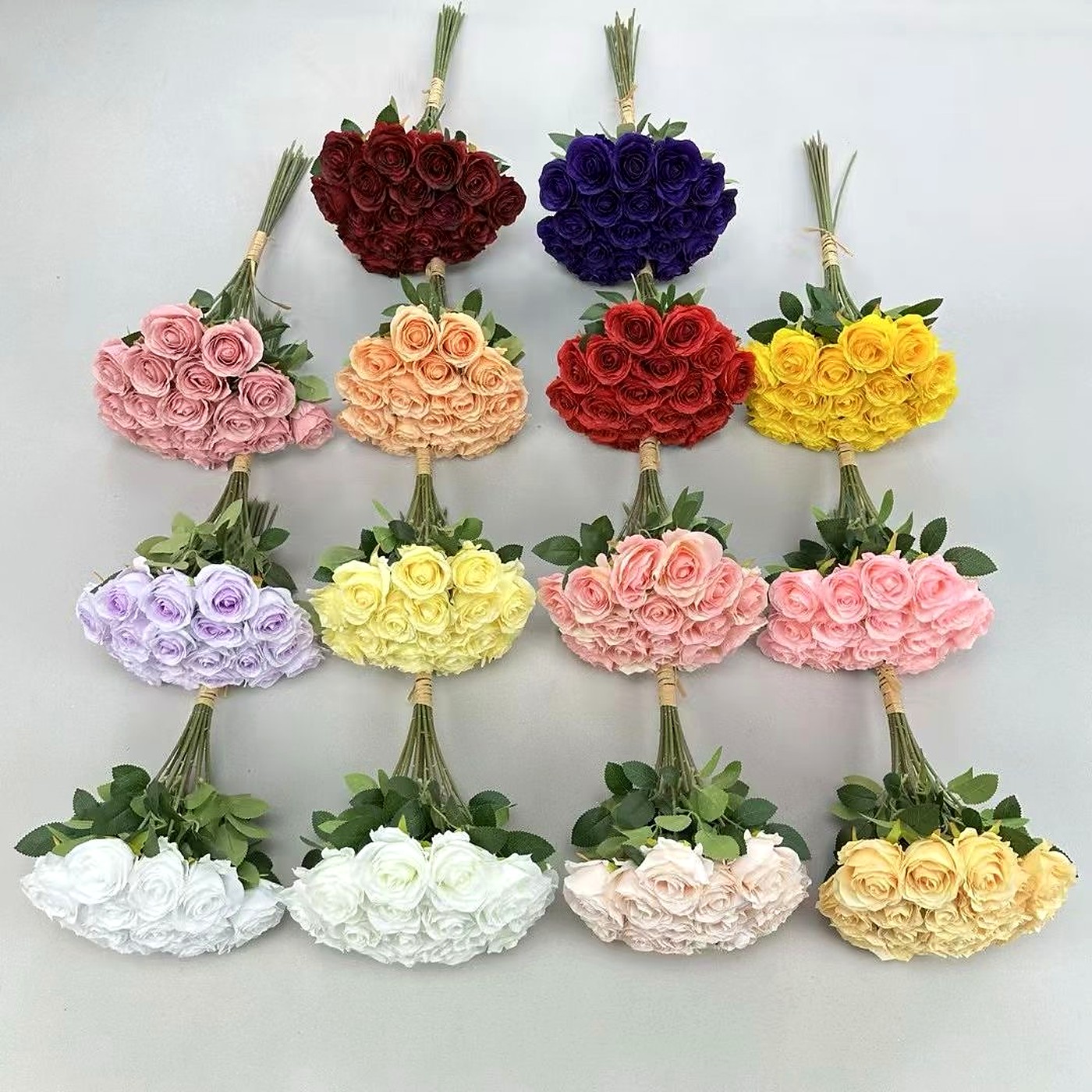 Artificial hydrangea color set